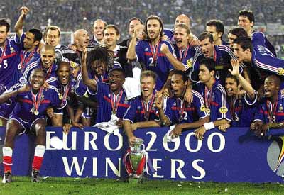 L Euro 2000 Revet Les Couleurs De La France